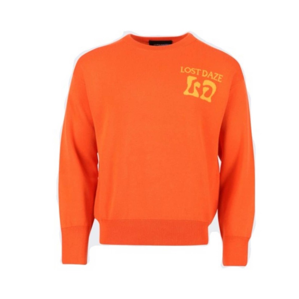NEW! Lost Daze Men's All Hope Oversized Sweater -‎ Orange MEDIUM
